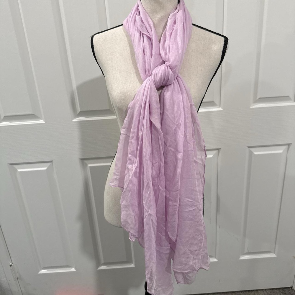 Like New | Original VELA Lilac Woven Modal Scarf/Hijab